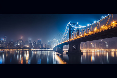 山水之城东水门大桥背景图片