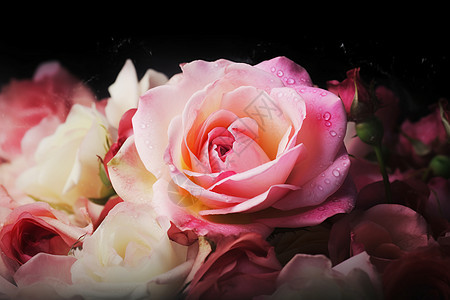 玫瑰花图背景图片