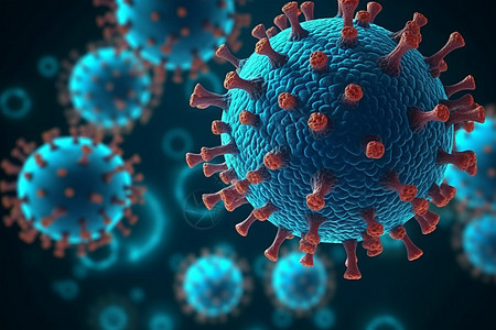 抽象病毒细菌细胞概念图图片