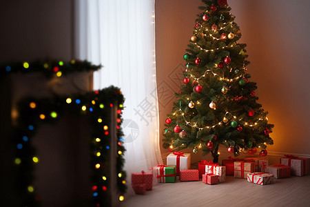 圣诞树背景图片