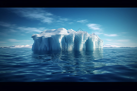 南极冰山景观图片