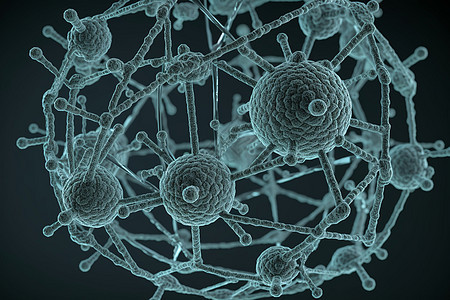 细胞病毒概念图片