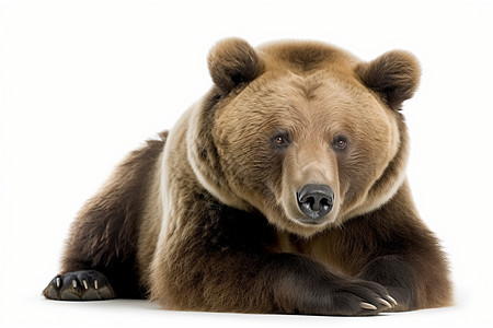 可爱的棕熊背景图片