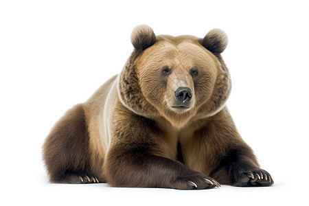 保护动物棕熊背景图片