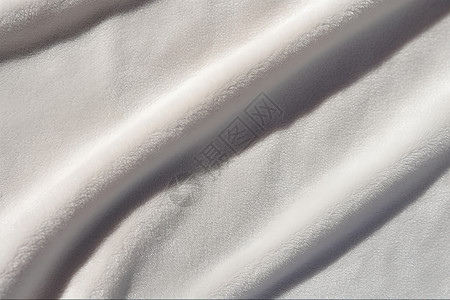白色绒面的毯子图片图片