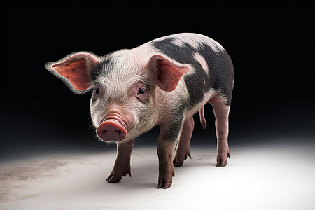 养殖场繁殖的小猪图片背景图片