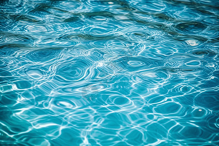游泳池中的水波纹背景图片
