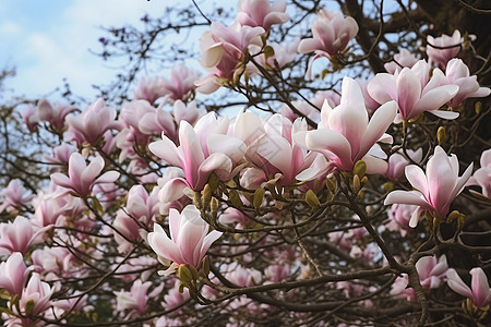 玉兰花树图片