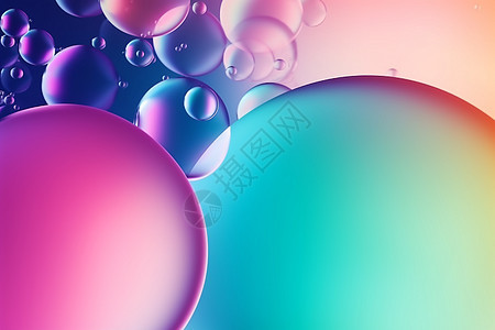抽象气泡纹理背景图片