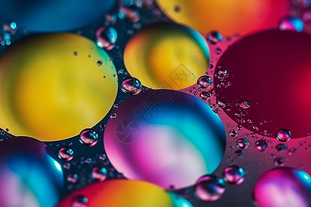 明亮的分子气泡图片