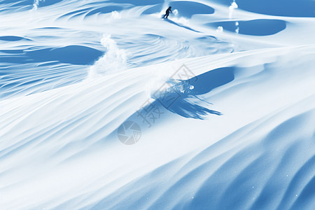 滑雪运动背景图片