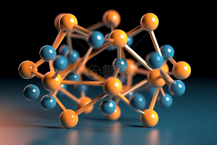分子结构模型图片素材-正版创意图片600155163-摄图网