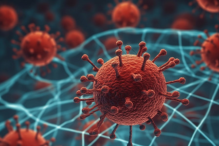 病毒细胞医学背景背景图片