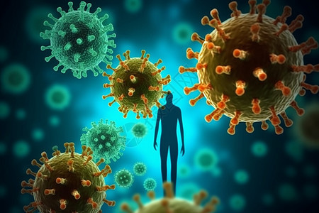 免疫系统对抗病毒图片