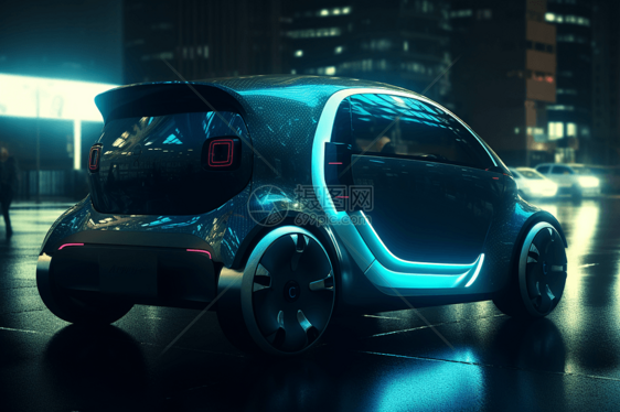 设计未来感的汽车图片