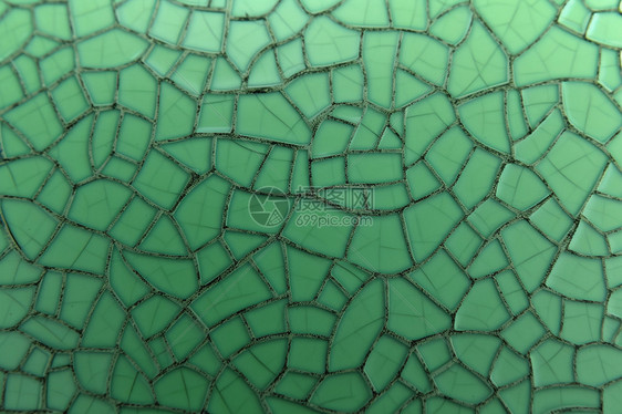 绿色的艺术瓷砖图片