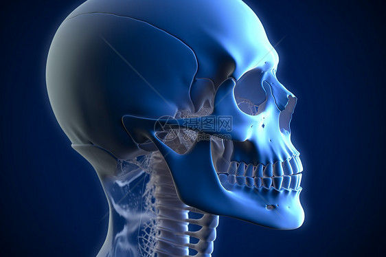 头部和头骨解剖图片