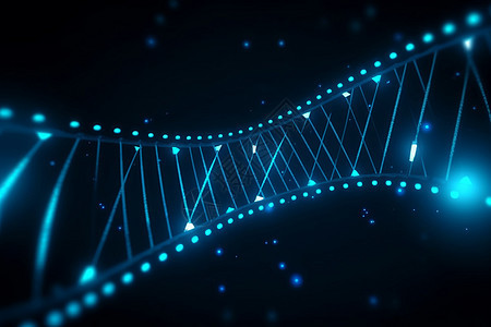 dna基因生物技术科学霓虹灯图形图片