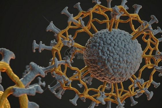 病毒概念模型图片