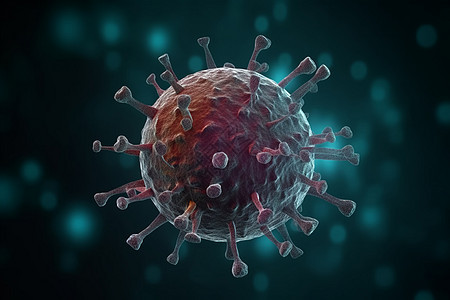 病毒细胞分子图片