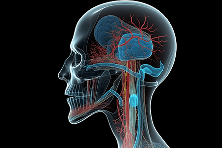 器官组织面部神经设计图片
