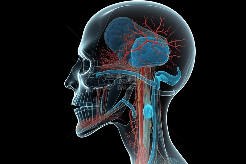 面部神经图片