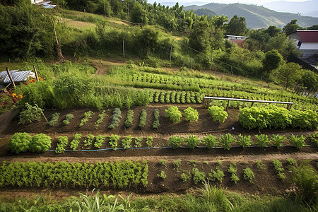 农村的蔬菜种植园图片