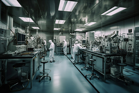 无菌环境的生物实验室图片