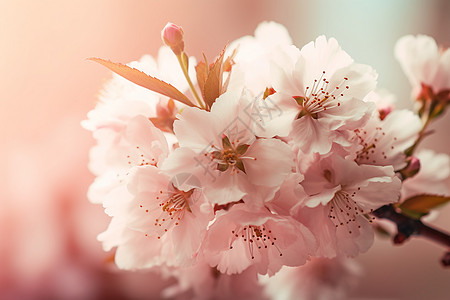 盛开的漂亮樱花图片