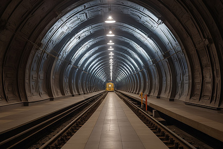 城市地下地铁隧道图片