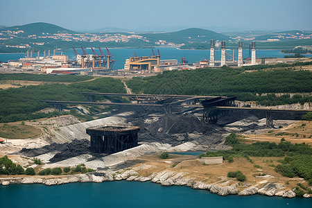 工业煤炭运输图片
