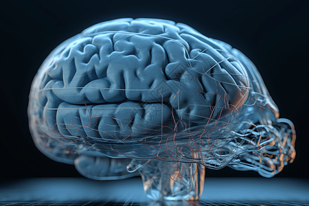 大脑3D模型图片