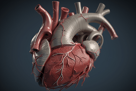 心脏的3D模型图片