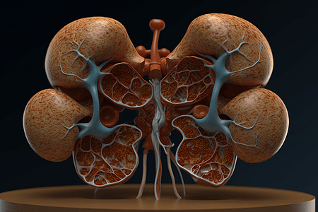 医学实验肾上腺模型图片