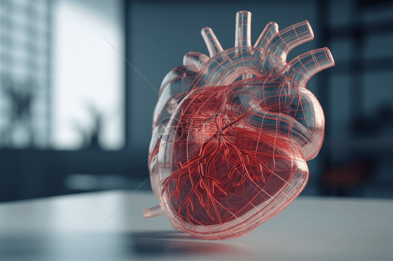 心脏3D模型图片