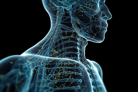 内分泌系统的3D模型设计图片