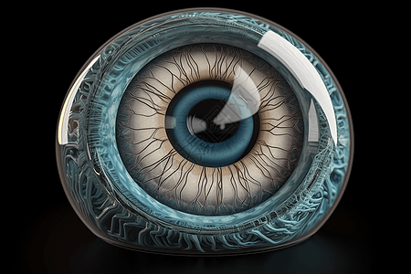 眼球3D模型图片