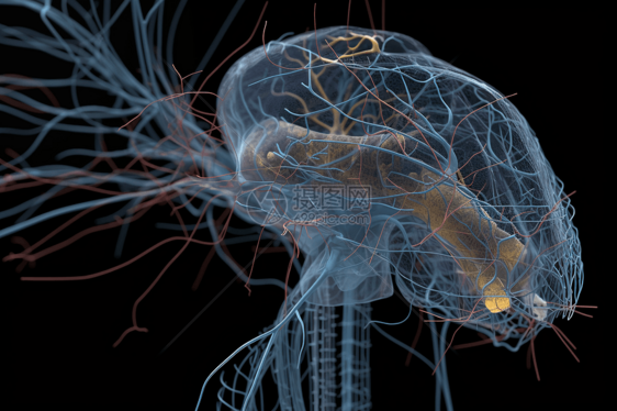 神经系统3D模型图片