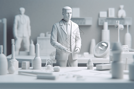 医学实验室3D模型图片