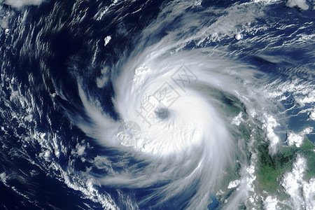海岸附近台风卫星云图图片