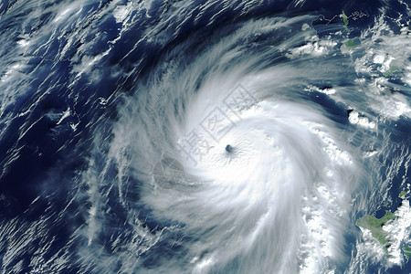 台风的卫星云图背景图片