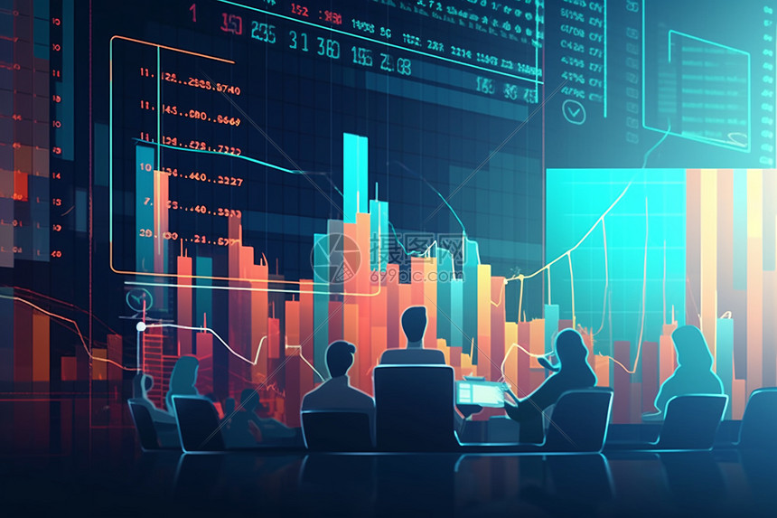 股票市场投资概念创意插图插画图片下载-正版图片600160022-摄图网