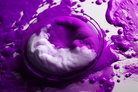 创意混合紫色颜料图片