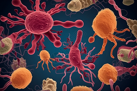 微生物概念医学场景高清图片