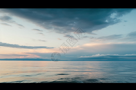 海上落日自然景观图片