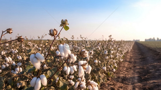 棉田种植业图片