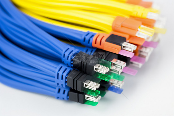 互联网光纤电缆接口图片