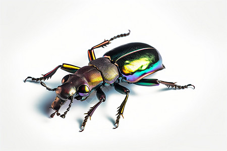 彩虹雄鹿甲虫图片