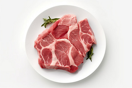 腌制的羊肉排图片