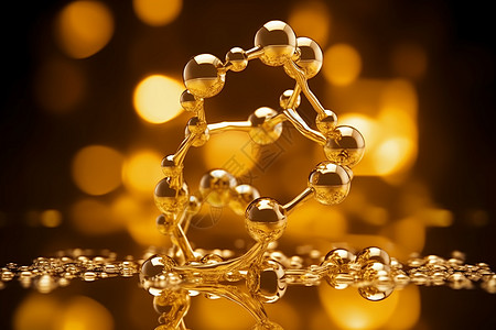 黄金分子图片